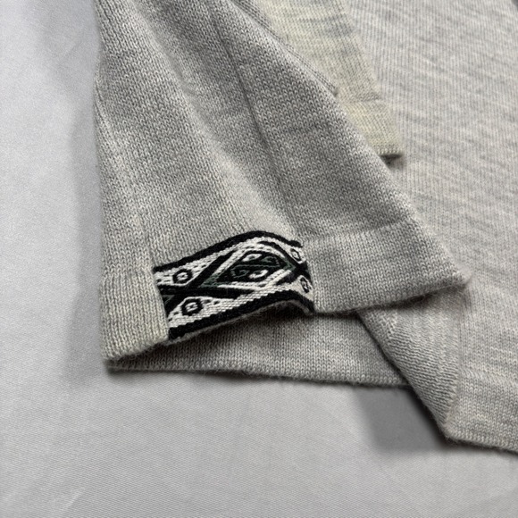 PAKA Crewneck Sweater Mens XL Grey Royal Alpaca Handmade  Raglan Long Sleeve - Picture 2 of 11